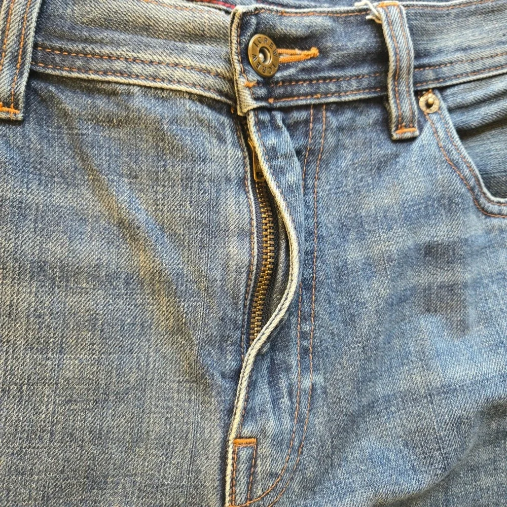 J. Crew The Sutton Mens 34(32)x34(36) Straight Leg‎ Blue Wash Denim Jeans READ
